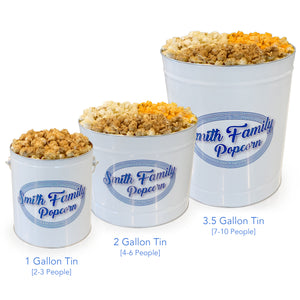 Classic Holiday Popcorn Tin