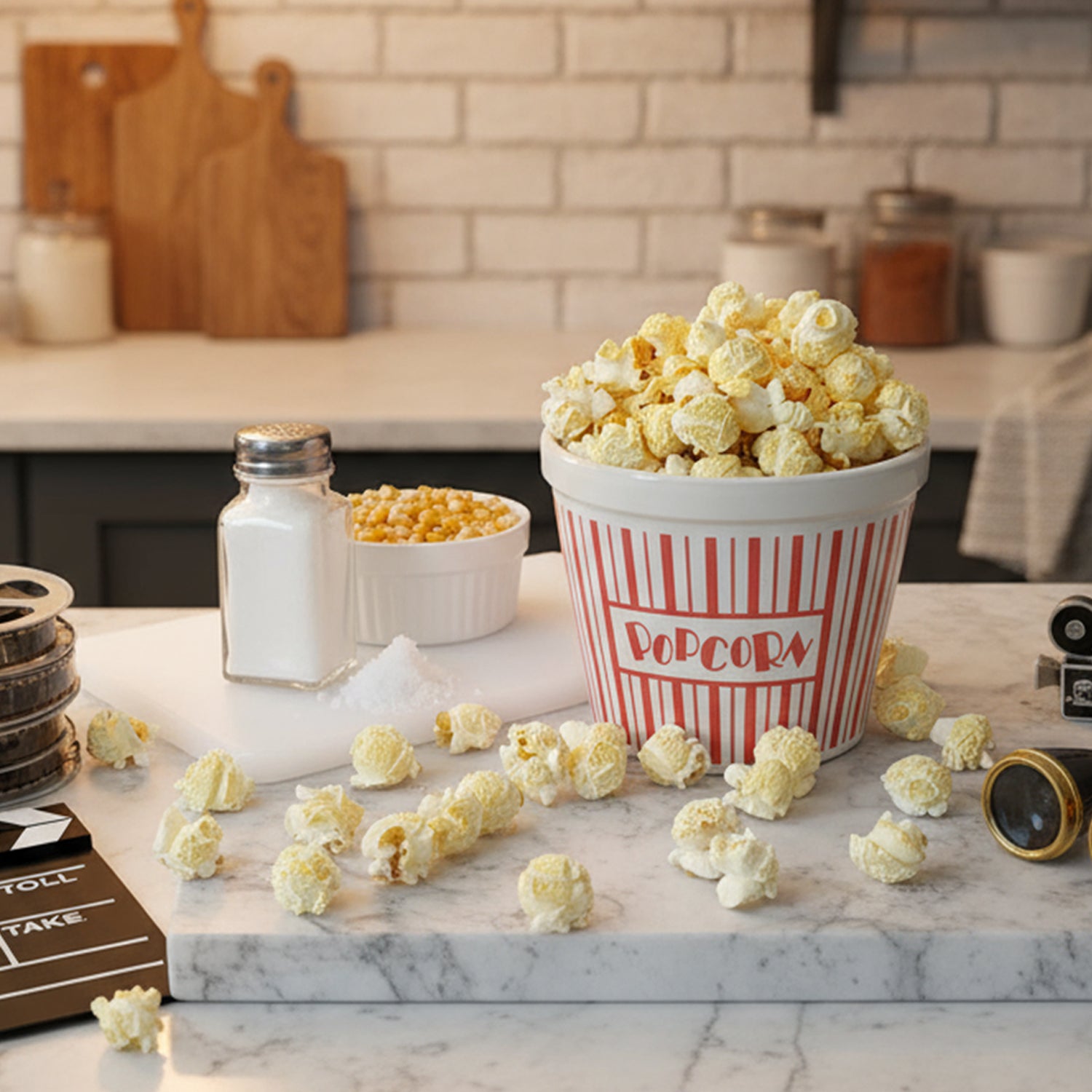 Cheddar Popcorn | Garlic and Olive Oil Popcorn | Lightly Salted
