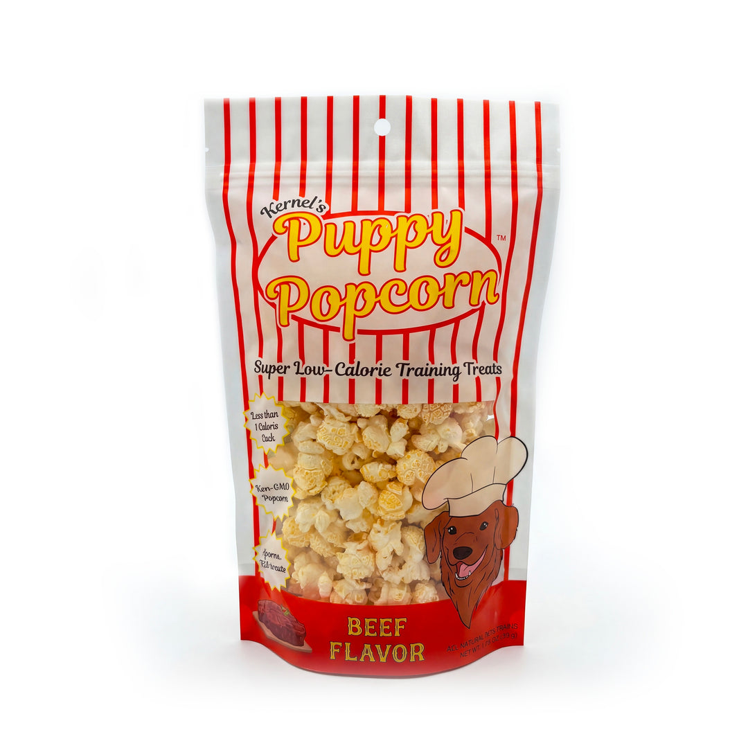 1.75 oz Beef Puppy Popcorn (16 Pack)