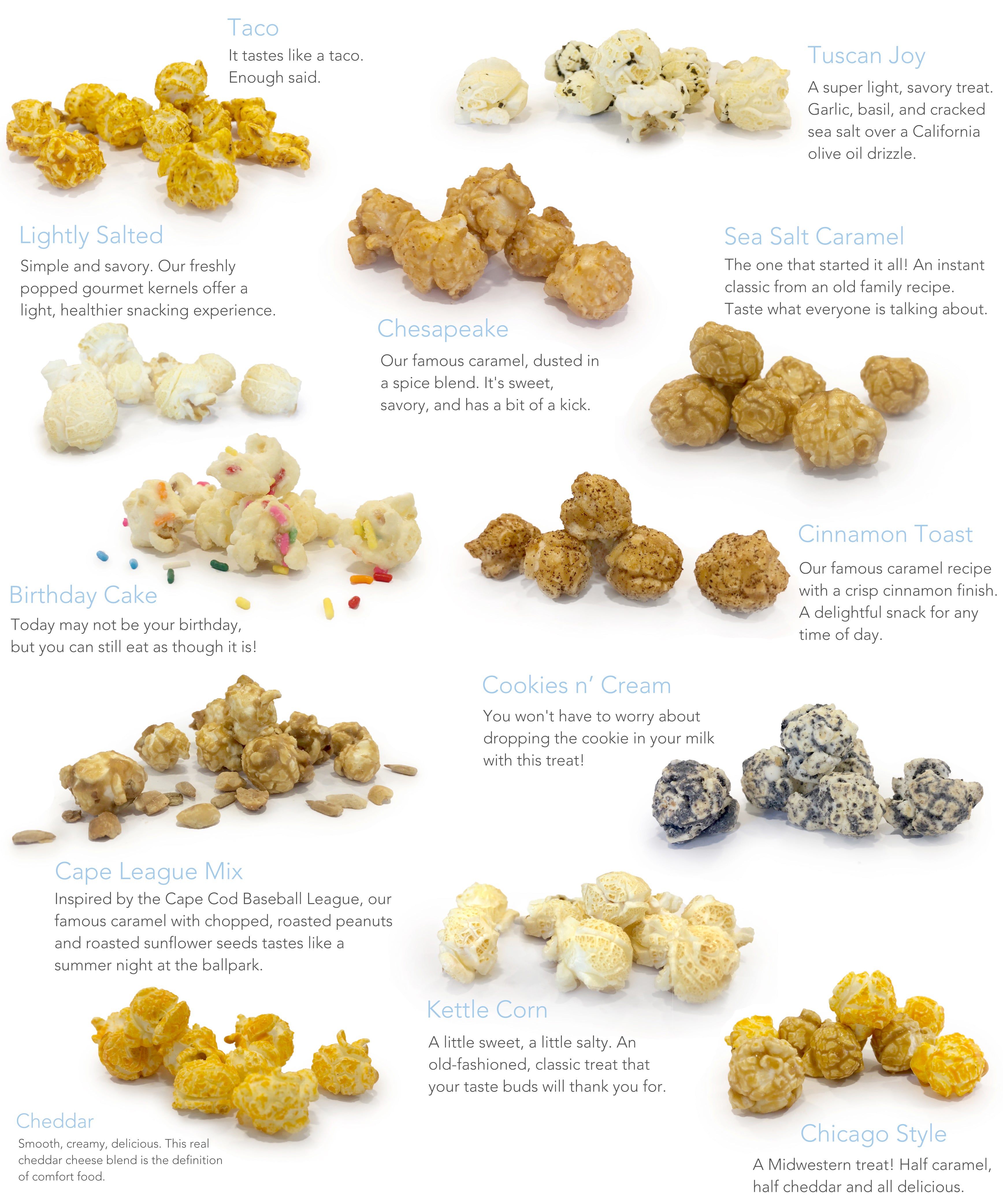 Birthday Popcorn Treat Box Popcorn Seasonings and Gourmet Kernels